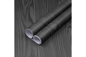 Abyssal Black Vinyl Wrap for Cabinet Makeovers