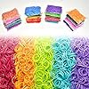 12750pcs Loom Rubber Bands Refill Kit in 26 Color with 500 Clips,6 Hooks, Premium Bracelet Making Kit for Kids Weaving DIY Crafting Gift #3