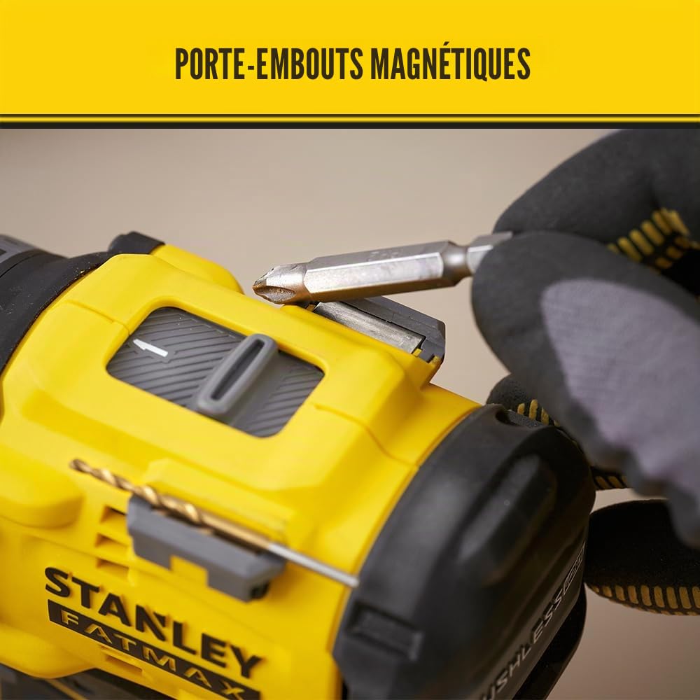 STANLEY Perceuse-visseuse sans fil FATMAX 18V V20, (outil seulement), SFMCD725B-XJ
