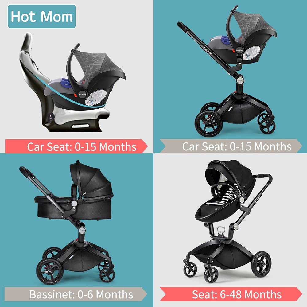 Xiubiyou Baby Stroller In Hot Mom Travel System Desertcart