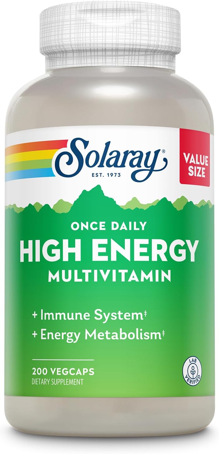SOLARAY Once Daily High Energy Multivitamin for Women and