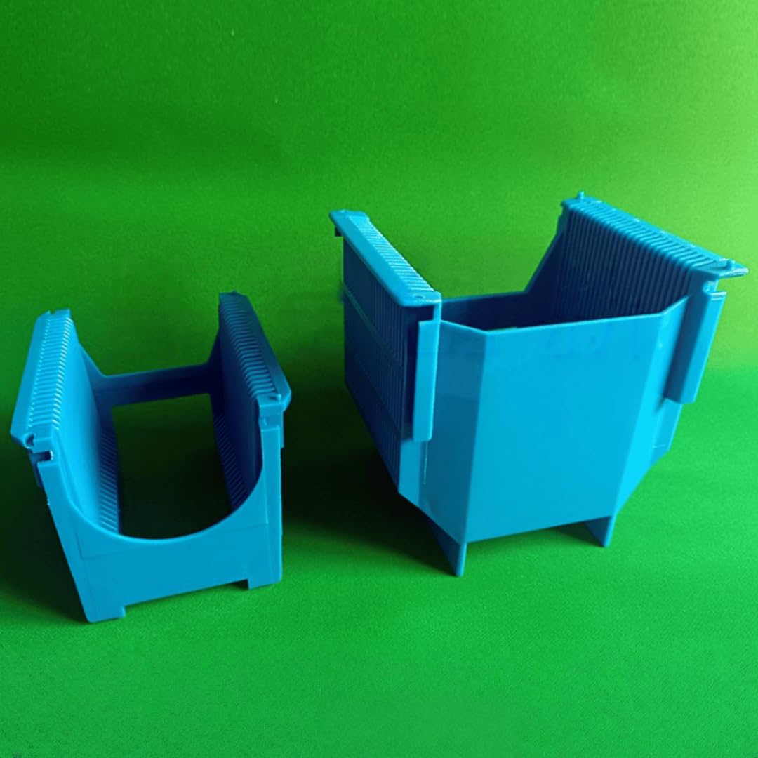 Blue Polypropylene Wafer Cleaning Baskets