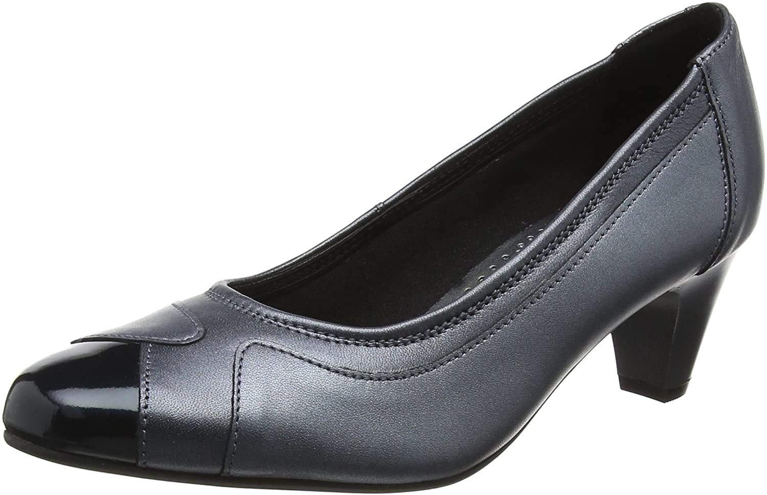 Padders Jewel, Women’s Closed-Toe Heels, Multicolour (Navy Pearl Multi), 5 UK (38 EU)