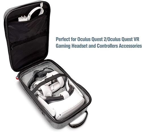 Miniatura 7 de ProCase Hard Travel Case Compatible for Meta Oculus Quest 2Oculus Quest VR Gaming Headset and Controllers Accessories, Shockproof Hard Shell
