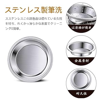 Amazon | サムコス 塗装セット 21点セット 塗料皿 調色