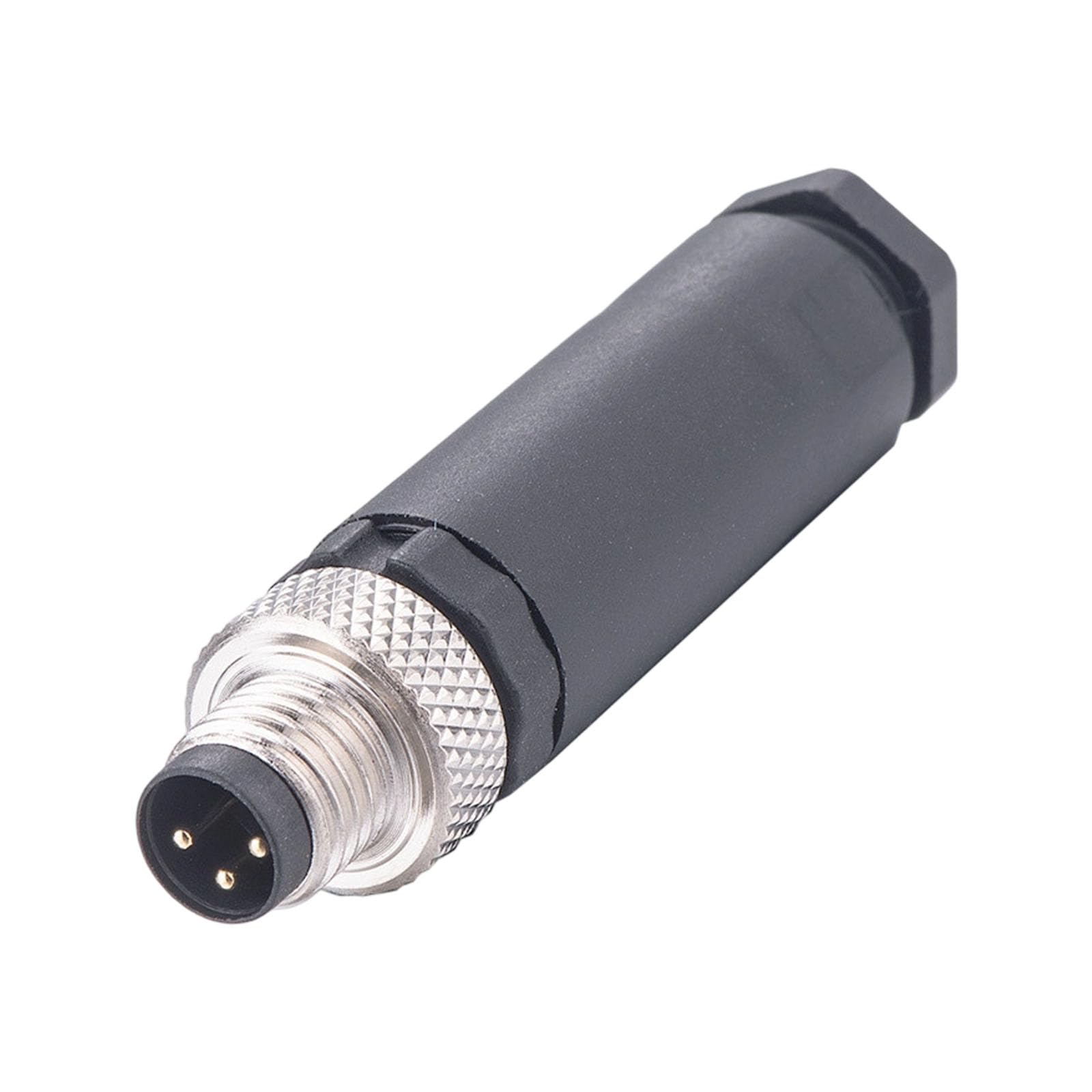 Zxfdsfdbnm Men's 3Pin M Ale Industrial Waterproof Connector 3Pin / 4Pin /Fe Plug With Pa66 Housing For Sensors And Automation Systems Aviation Outlet