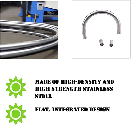 Miniatura 2 de Aro universal de acero inoxidable de 1 pulgada y 0.984 in para asiento de motocicleta estilo mocoso, bicicleta CC grande, Cafe Racer personalizado,