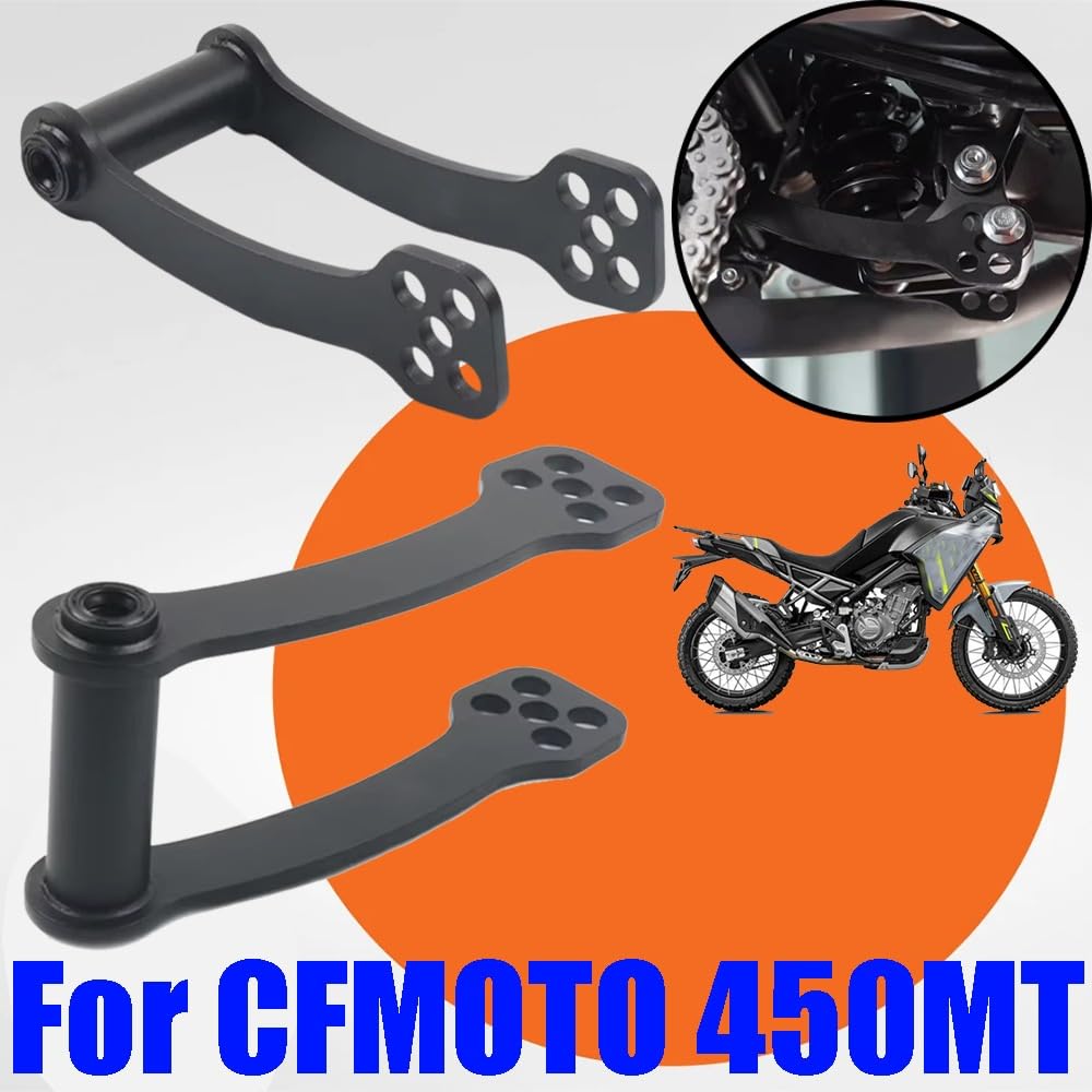 Pasuje do Cemoto CF 450MT 450 Ibex 450 MT akcesoria motocyklowe regulowany łącznik obniżający zawieszenie tylnego amortyzatora Zestaw łączników obniżających Łączniki zawieszenia