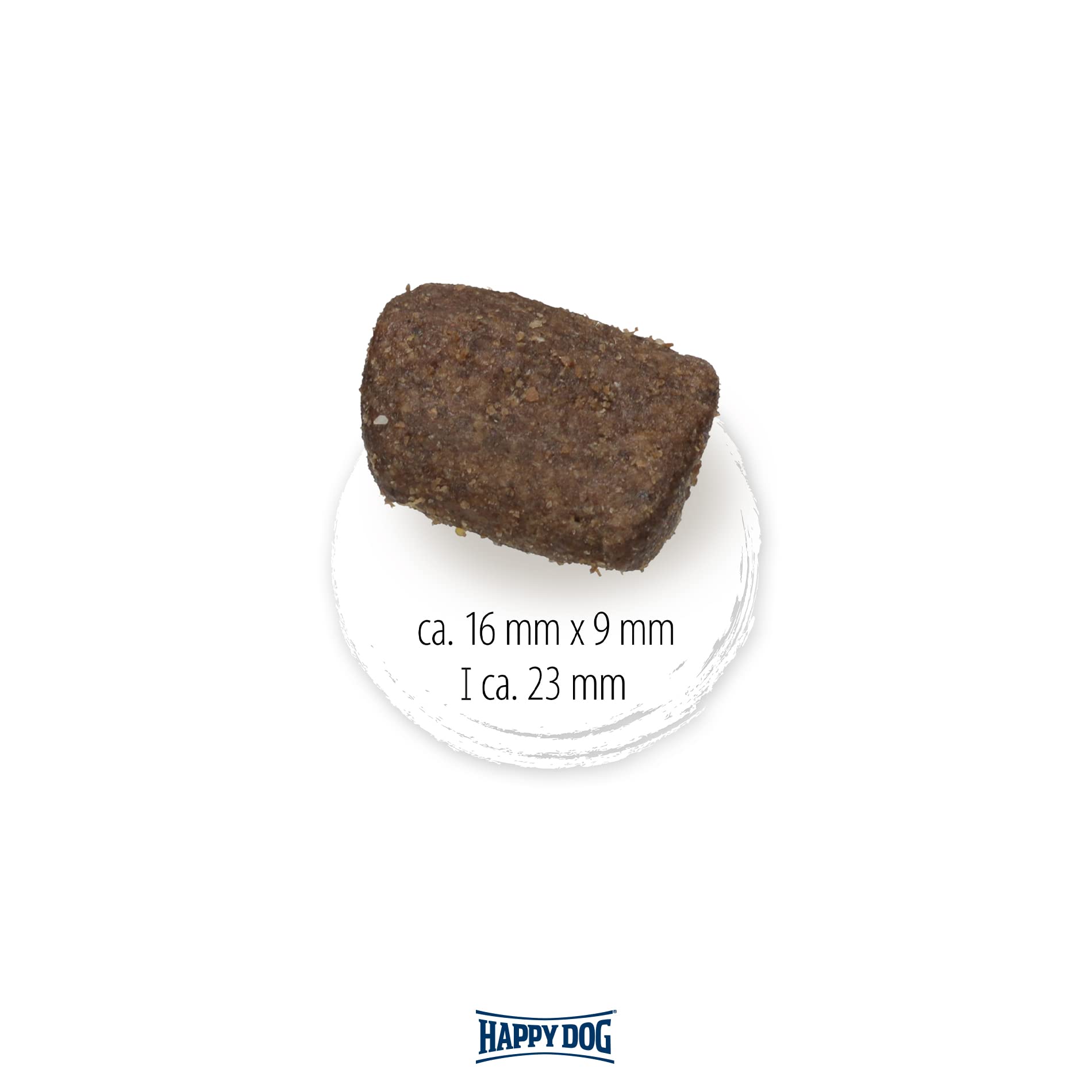Happy Dog 60524 – NaturCroq XXL – Trockenfutter mit Kräutern und großen Kroketten – Mix für größere Hunde – 15 kg Inhalt
