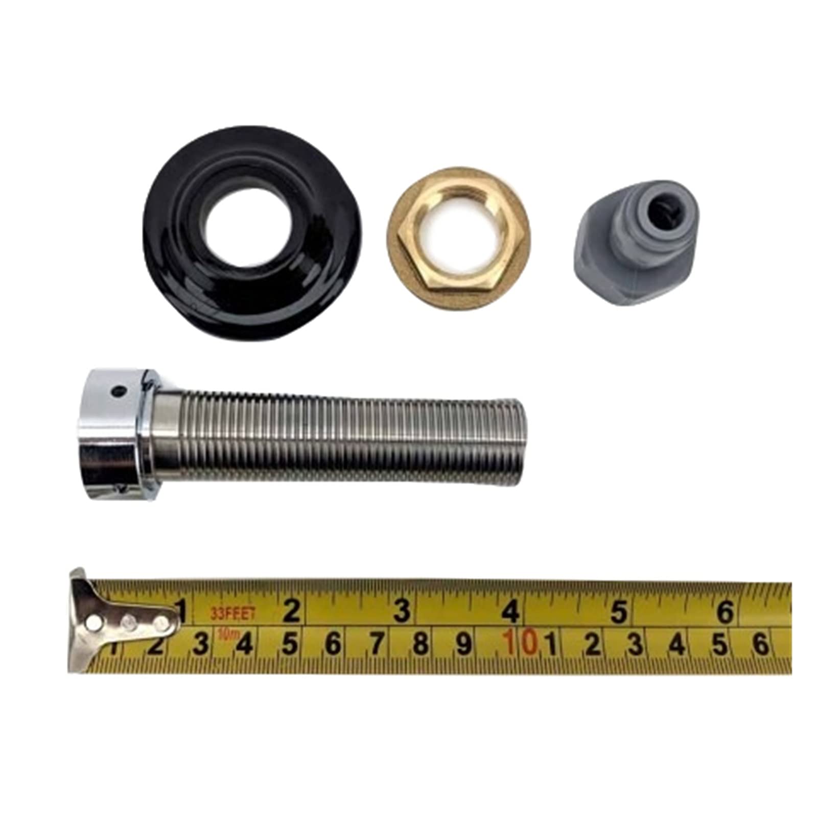 Faire du vin Kit Dix SHANK DE 0MM LONGUE - ACIER INOXYDABLE 304 (DUOTTI AU-DESSUS - 8MM (5/16) X 5 / 8INCH FEMELLE) Pour la brassage de la bière