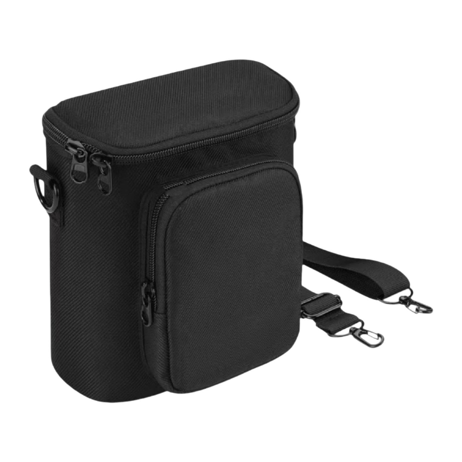 Borsa Organizer per binocolo, Versatile e Robusta, in Tessuto Oxford Nero, Portatile, Ideale per attività all'aperto Come Arrampicata, per 42 Mm