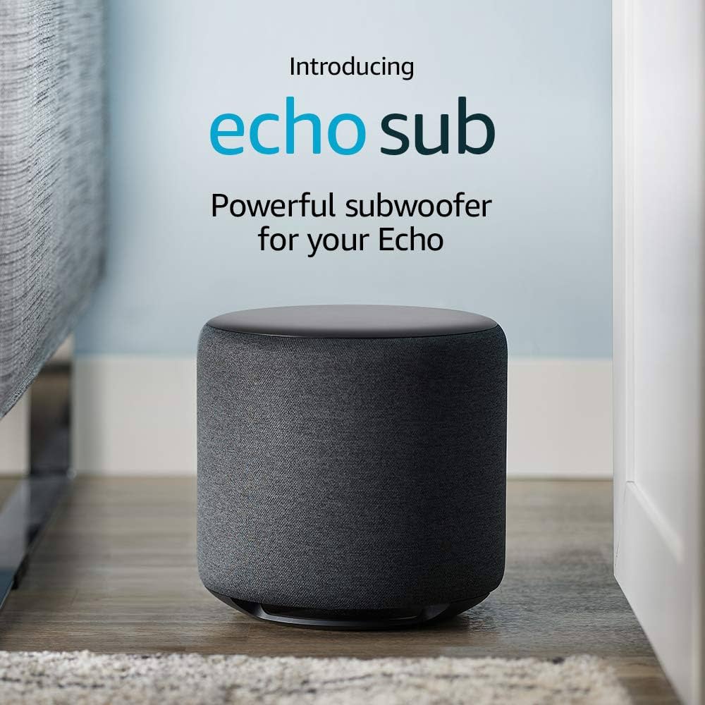 Amazon echo sub エコーサブ Echo Sub | Powerful subwoofer for your Echo—requires
