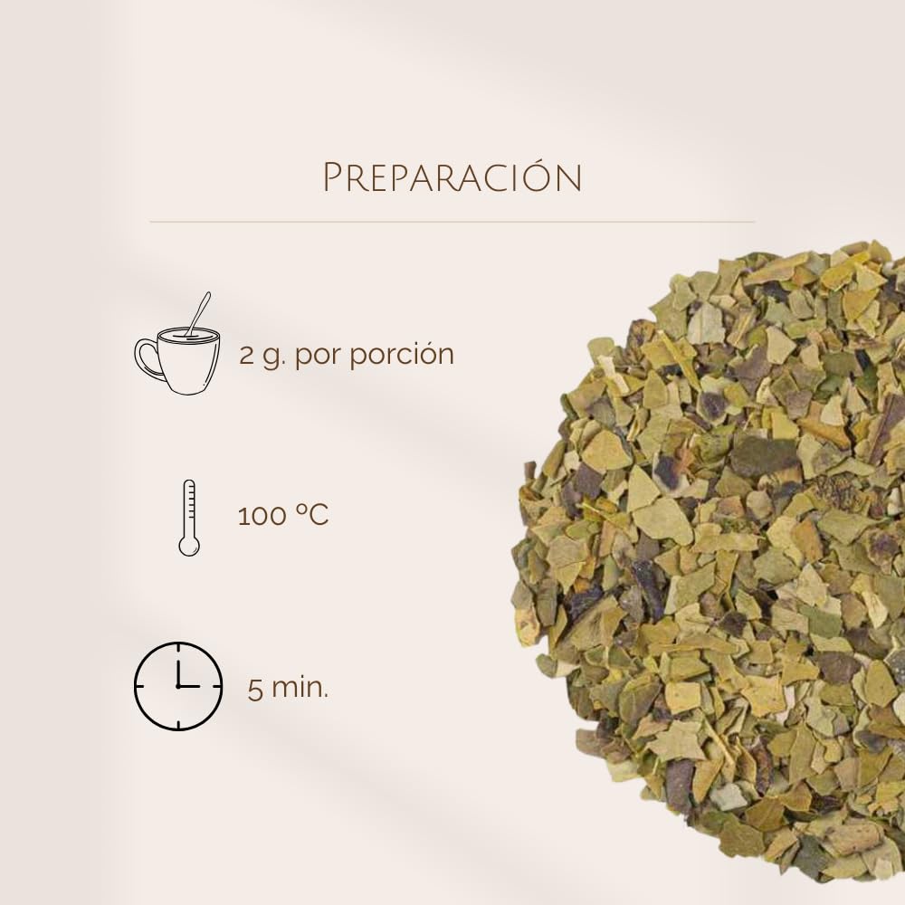 Infusión Guayusa Pura a Granel My Tea Moments 200g Antioxidante Energizante