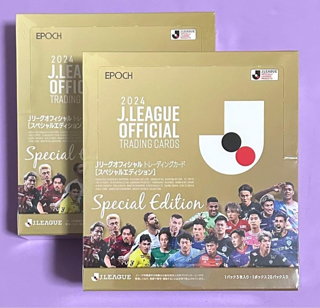 EPOCH 2024 Jカード スペシャルエディション 新品未開封2ボックス サッカーボックス 2024 EPOCH サッカー日本代表 スペシャル