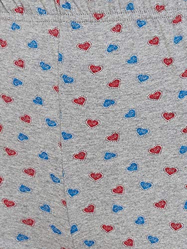 Image of Clovia Women's Cotton Heart Print Casual Style Pyjama (Lb0176J01 Grey Medium)