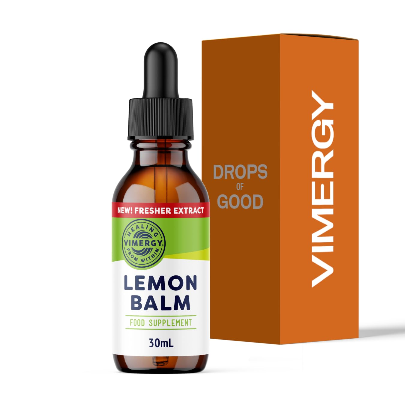 Vimergy Lemon Balm Extract, 30 Servings – Traditionally Used in Herbal Medicine as a Sleep aid in Times of Mental Stress -Can be Used in Tea– Alcohol-Free – Gluten Free, Non-GMO, Vegan (30 ml)