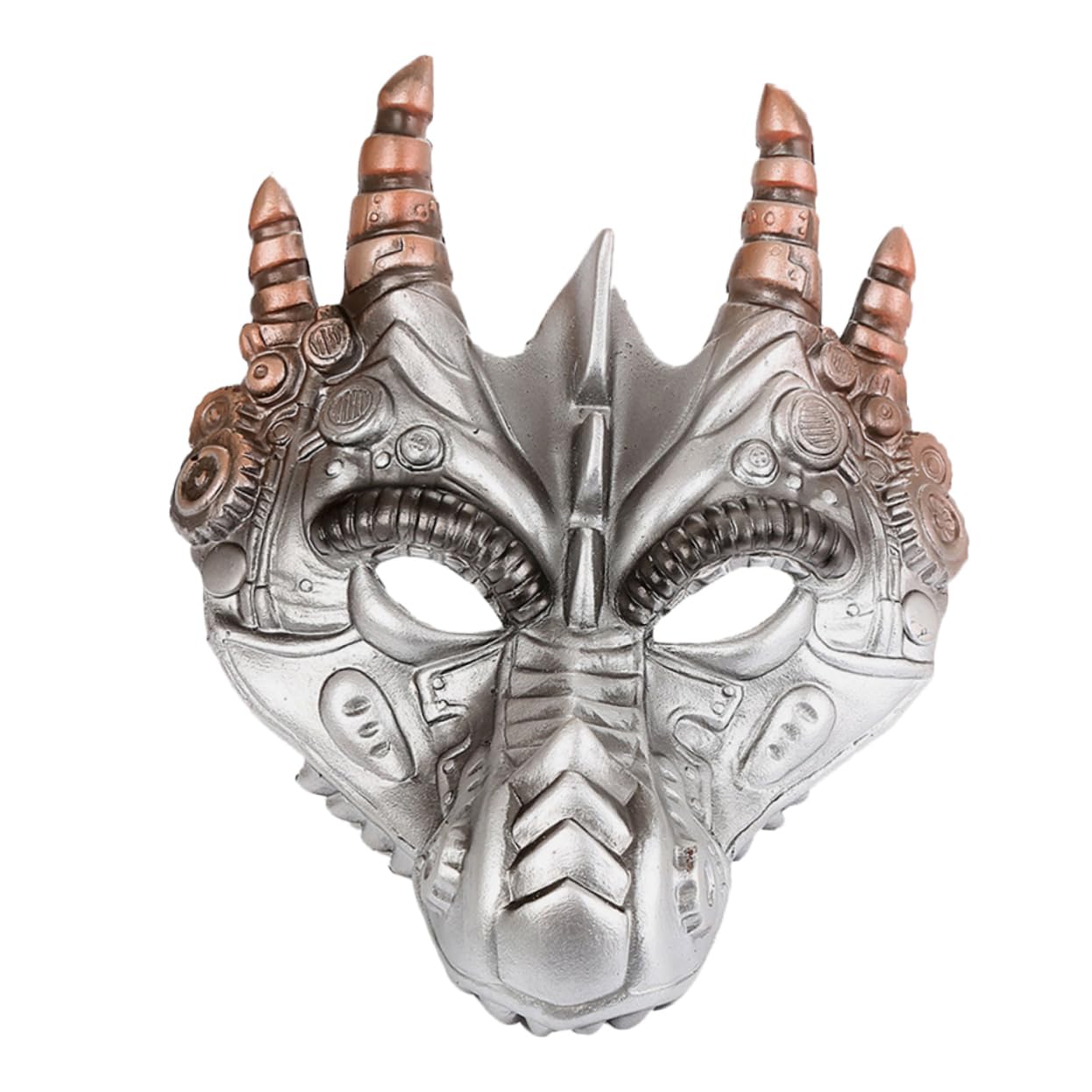 HANABASS 3 Maschera PU Stereoscopica per Costume Halloween e Feste Mascherate Accessorio Cosplay Unisex Vestibilità e Design Accattivante