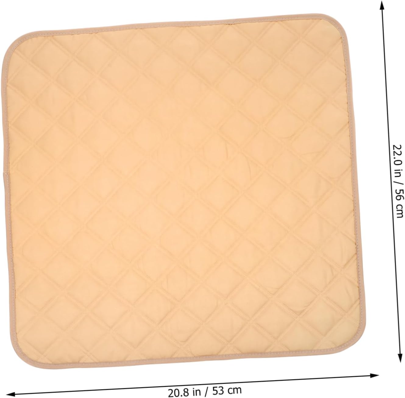 BESPORTBLE 1Pc Urinary Incontinence Pad with Non Slip Base Versatile Pee Absorbing Mat for Elderly Pregnant Women and Pets Khaki