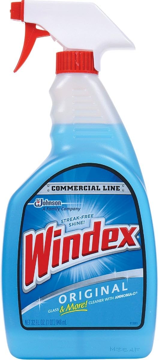 Windex Original No Scent Glass Cleaner 32 Oz.Liquid - Case of: 12