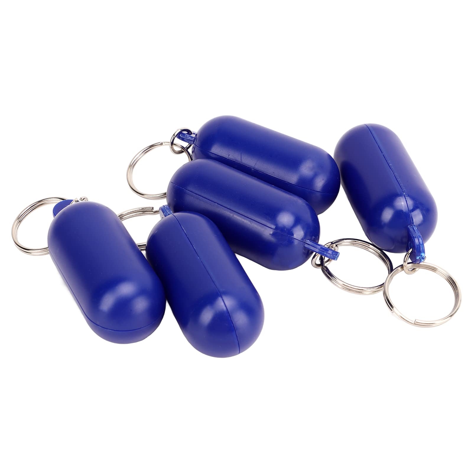Porte-clés flottant 5 pièces ABS résistant à l'eau ultra-léger pour navigation voile plongée kayak piscine