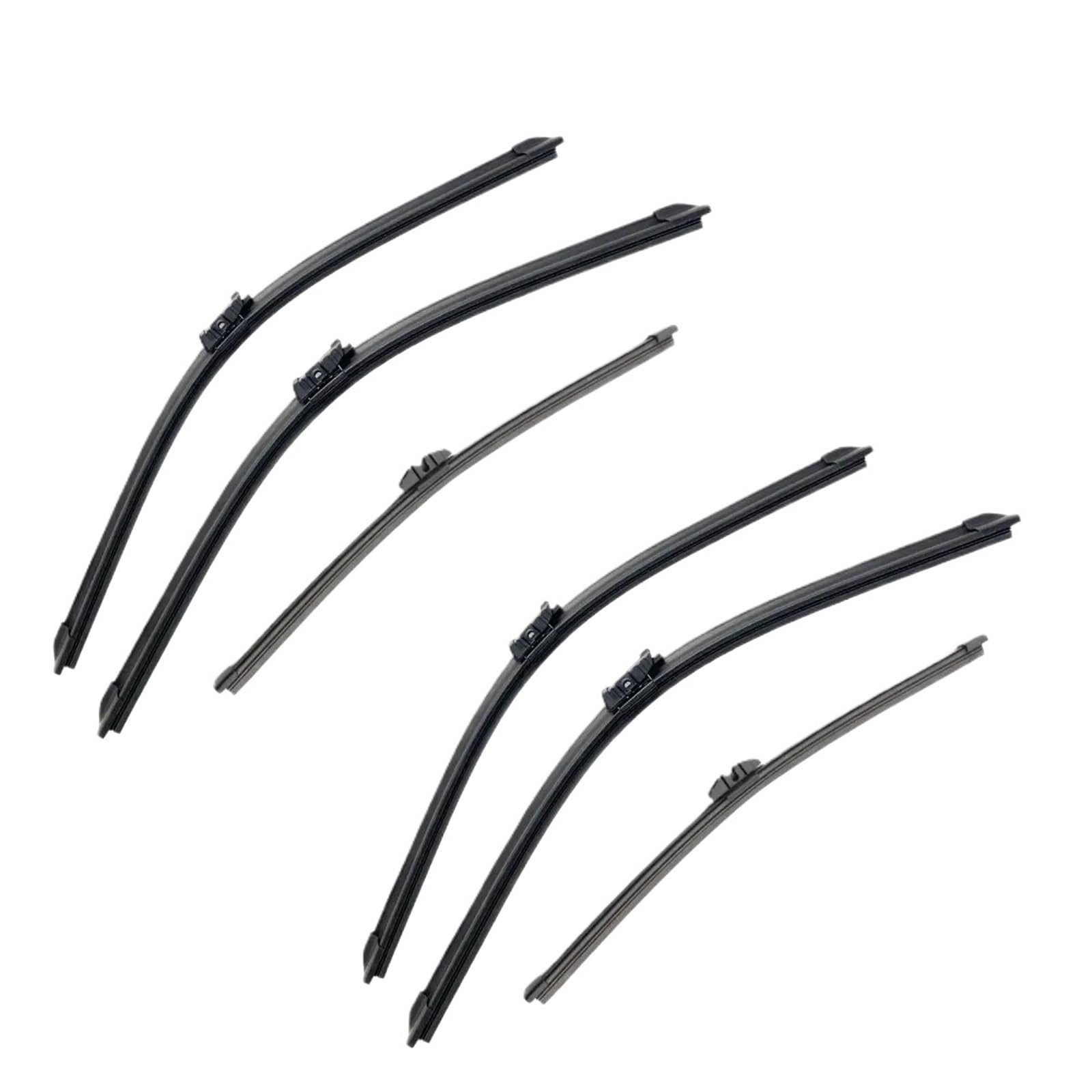 Set di spazzole tergicristallo Adatto per JAC JS4 SUV Moskvich 3 2022-2024 Parabrezza anteriore posteriore pezzi Tergicristallo per auto(B)
