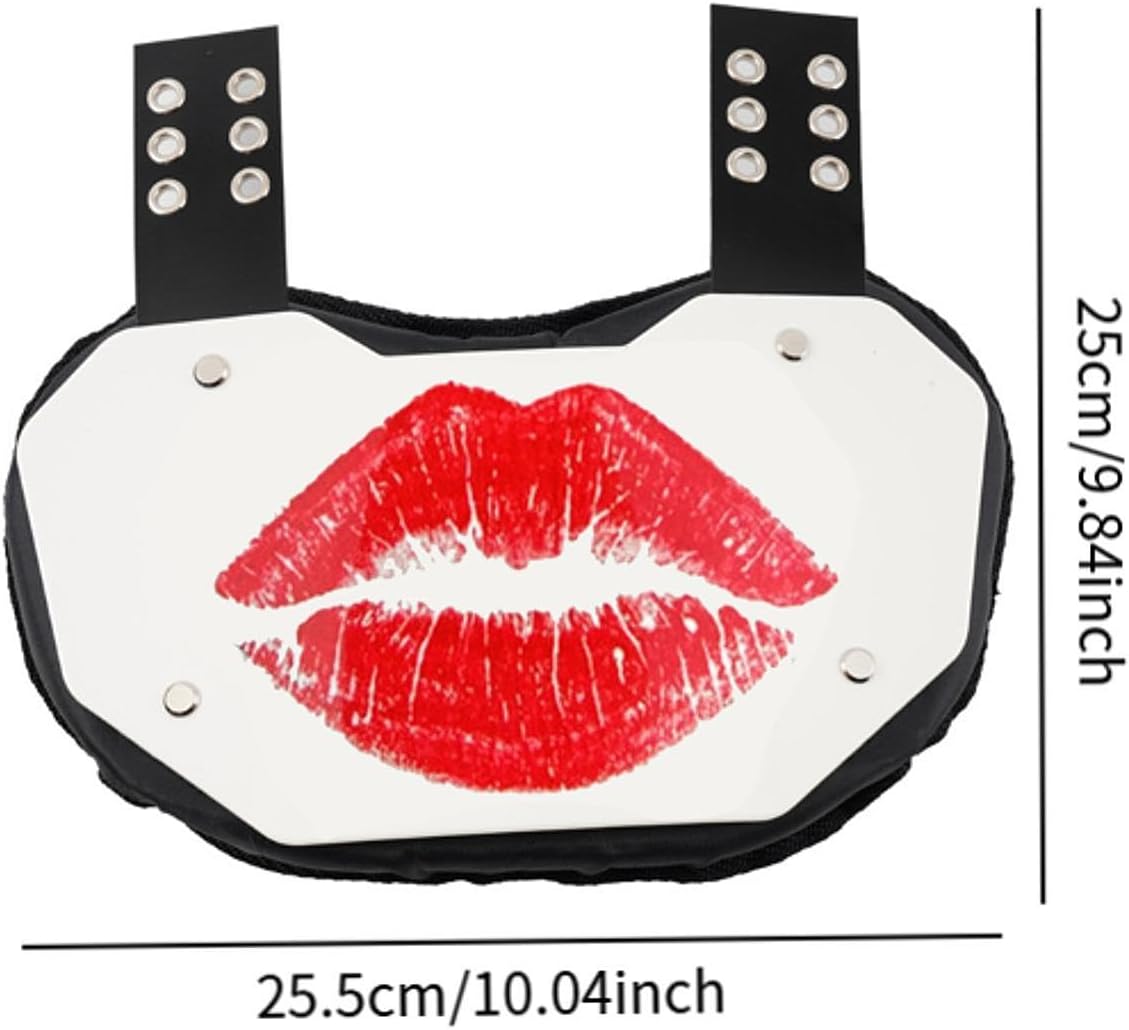 Football Back Plate Lower Backplate Football Protective Gear Rear Back Protector, 25.5cmx25cm