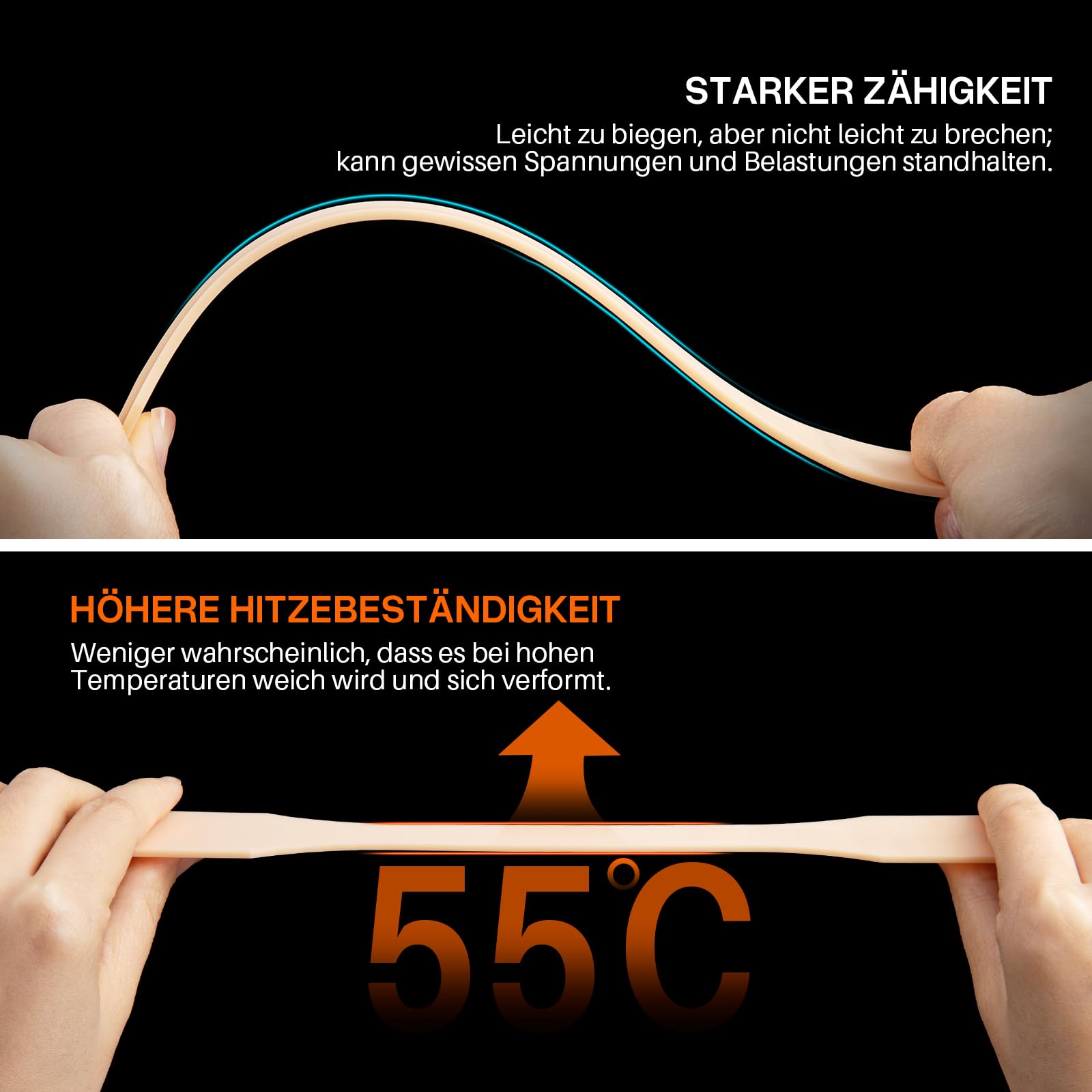 ELEGOO ABS-Like Resin 3.0 Pro, Harz für 3D-Drucker mit Höherer Kratzfestigkeit, 405nm UV Harz für MSLA/DLP/LCD-Drucker, Schnelle Aushärtung, Hohe Präzision, Nicht Spröde, Weiß 2000g