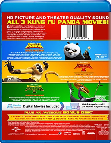Kung Fu Panda: 3-Movie Collection [Blu-ray]