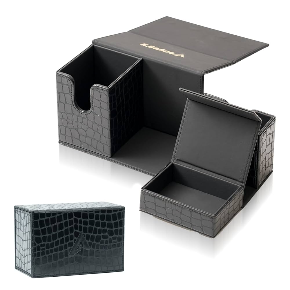 収納ケース　デッキケース　カードケース Amazon.co.jp: マグネット開閉 デッキケース カード収納