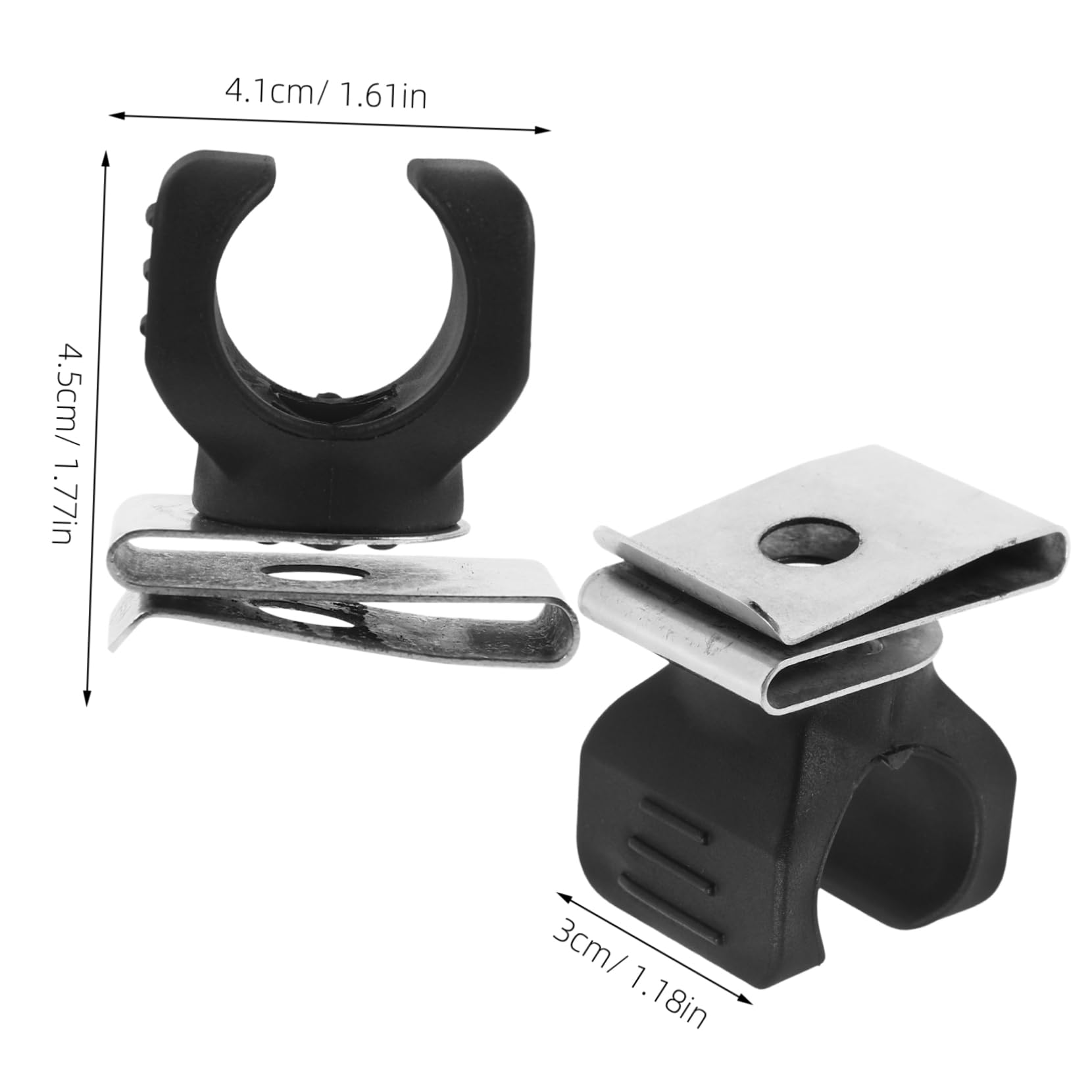 Supporto Clip Torcia Elettrica Casco Sicurezza 20-27 Mm, Accessorio Elmetti Fissaggio Sicuro
