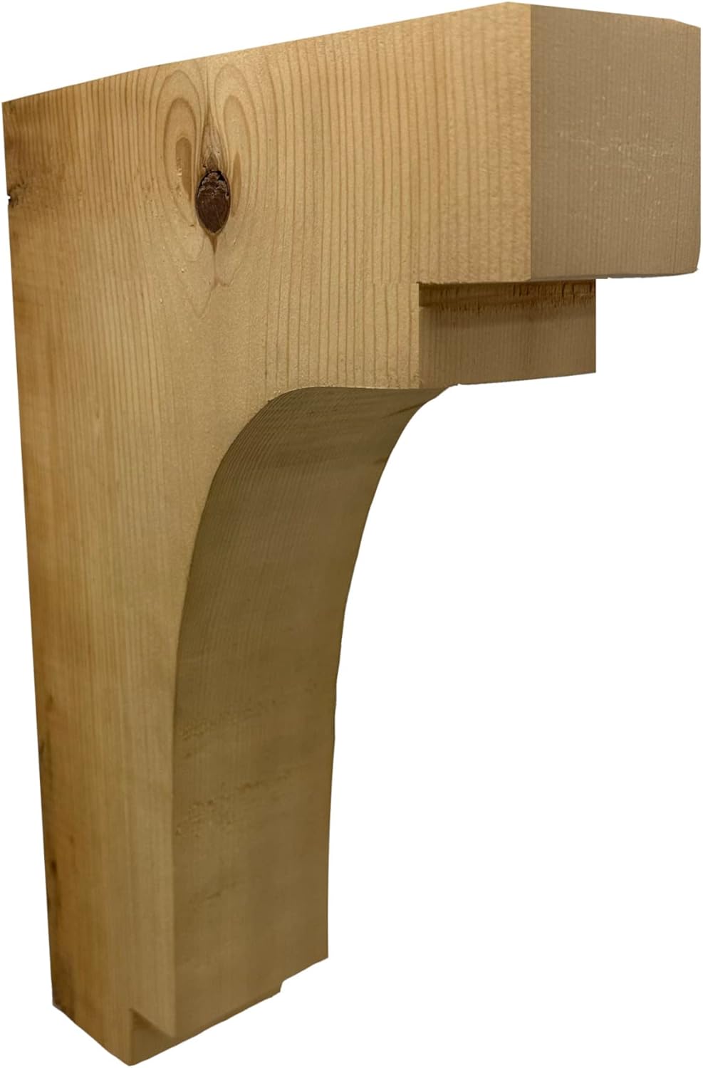 Modern Timber Craft Reclaimed Barnwood 3x12x7 Decorative Large Corbels | Farmhouse Barn Wood Corbel Set of 2