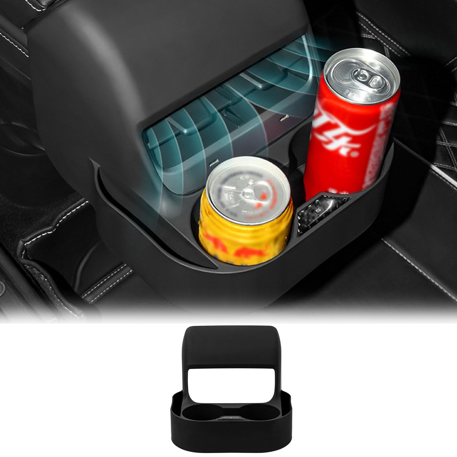 Amazon | テスラ モデルY モデル3 収納ボックス 収納ドリンクホルダー