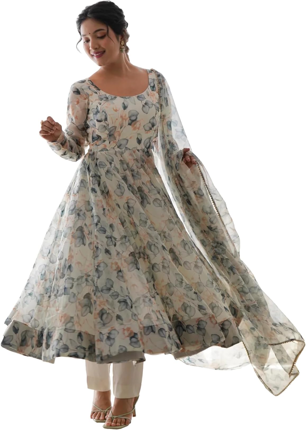 Wedani Georgette Anarkali Kurta Set for Women