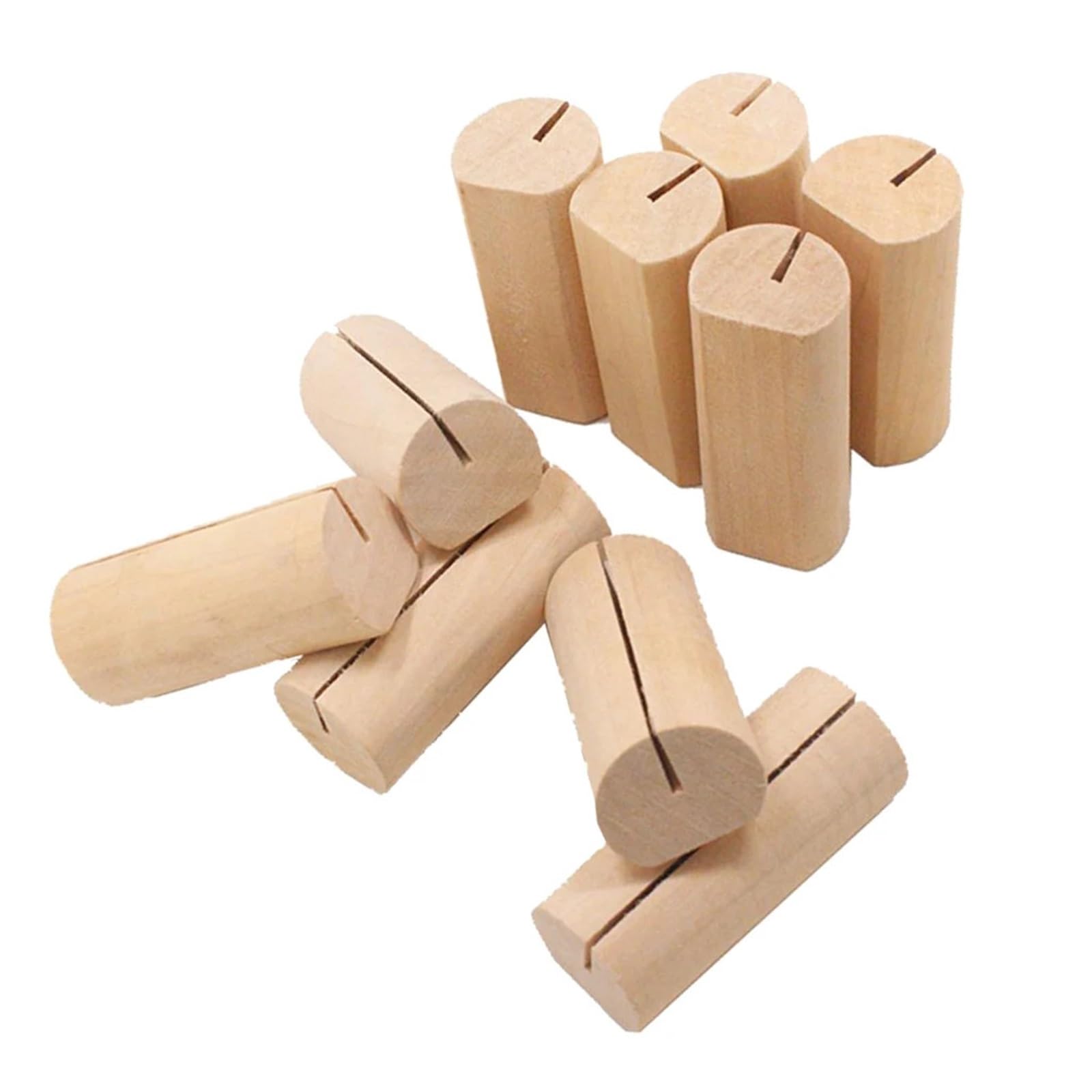 Memo-Clip-Halter, 100 Stück, Foto-Clip-Ständer aus Holz