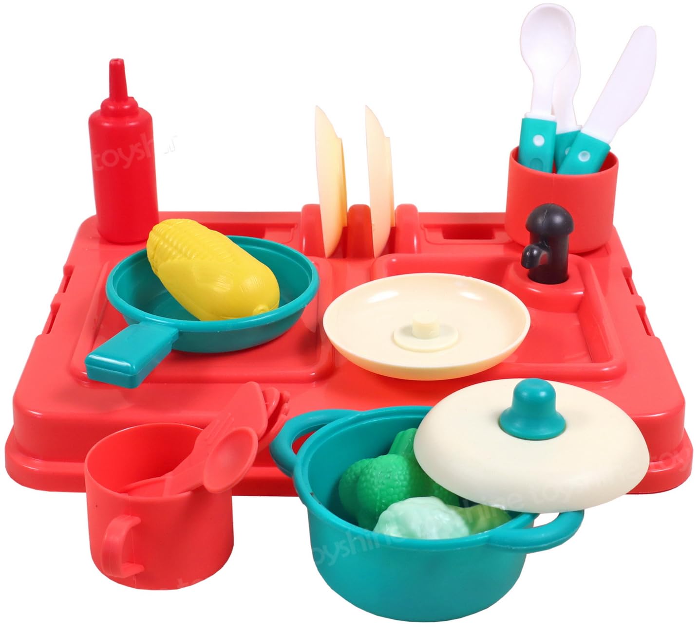 Toyshine Kitchen Play Toy Set with Accessories (D-Lite) (B0B42SKFS7) Amazon Price History, Amazon Price Tracker