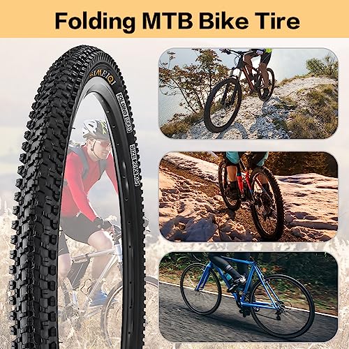 26 X 1.95 Inch Folding Bike Tires with 3mm Anti Puncture
