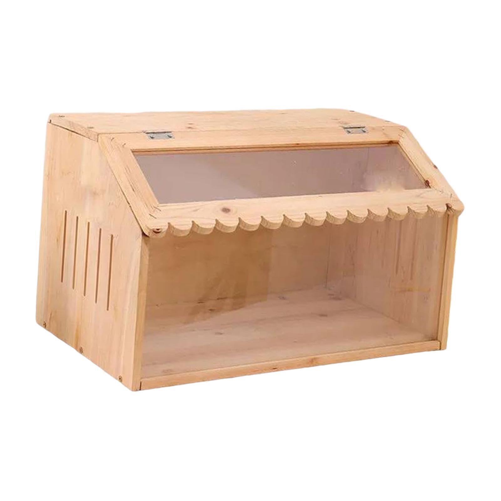 B Baosity Caja Criadora de Pollos Caja Criadora de para Codornices Corral para Pequeños Animales Madera Duradera Adecuada para Mascotas, 50x30x30cm