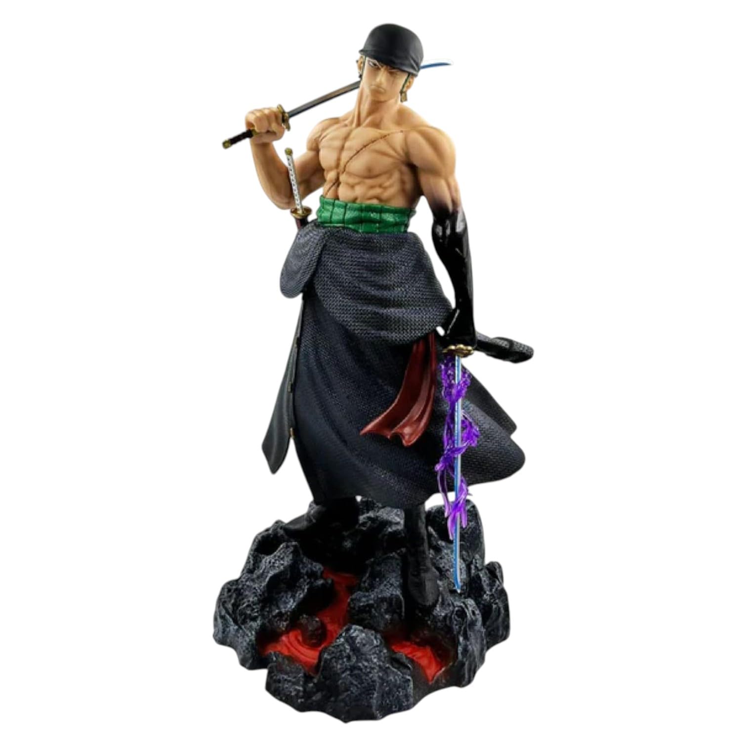 BAKA | Roronoa Zoro Action Figure 28 cm One Piece Anime PVC ABS