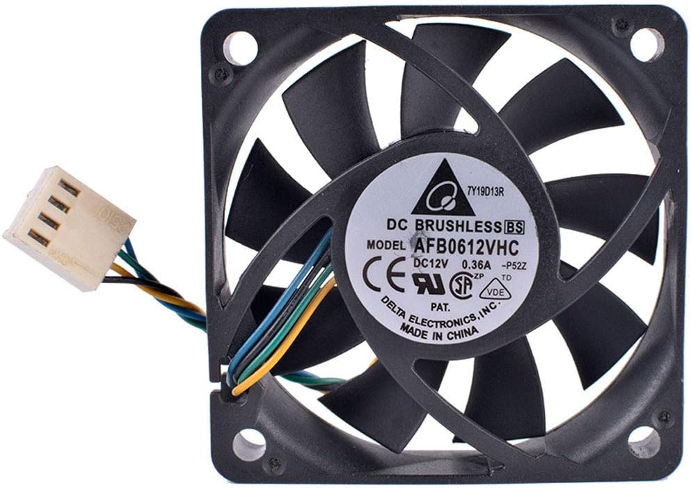 AFB0612VHC 6cm 60mm Fan 6015 12V 0.36A Ball Bearing 4-Wire 4pin PWM Air Volume Cooling Fan for Desktop