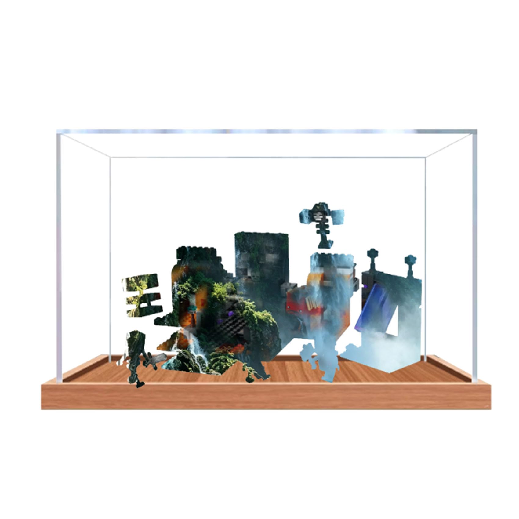 Acrylic Display Case for Le-go 21590 Model, Dustproof Display Box (display box only) (StyleB 3mm)