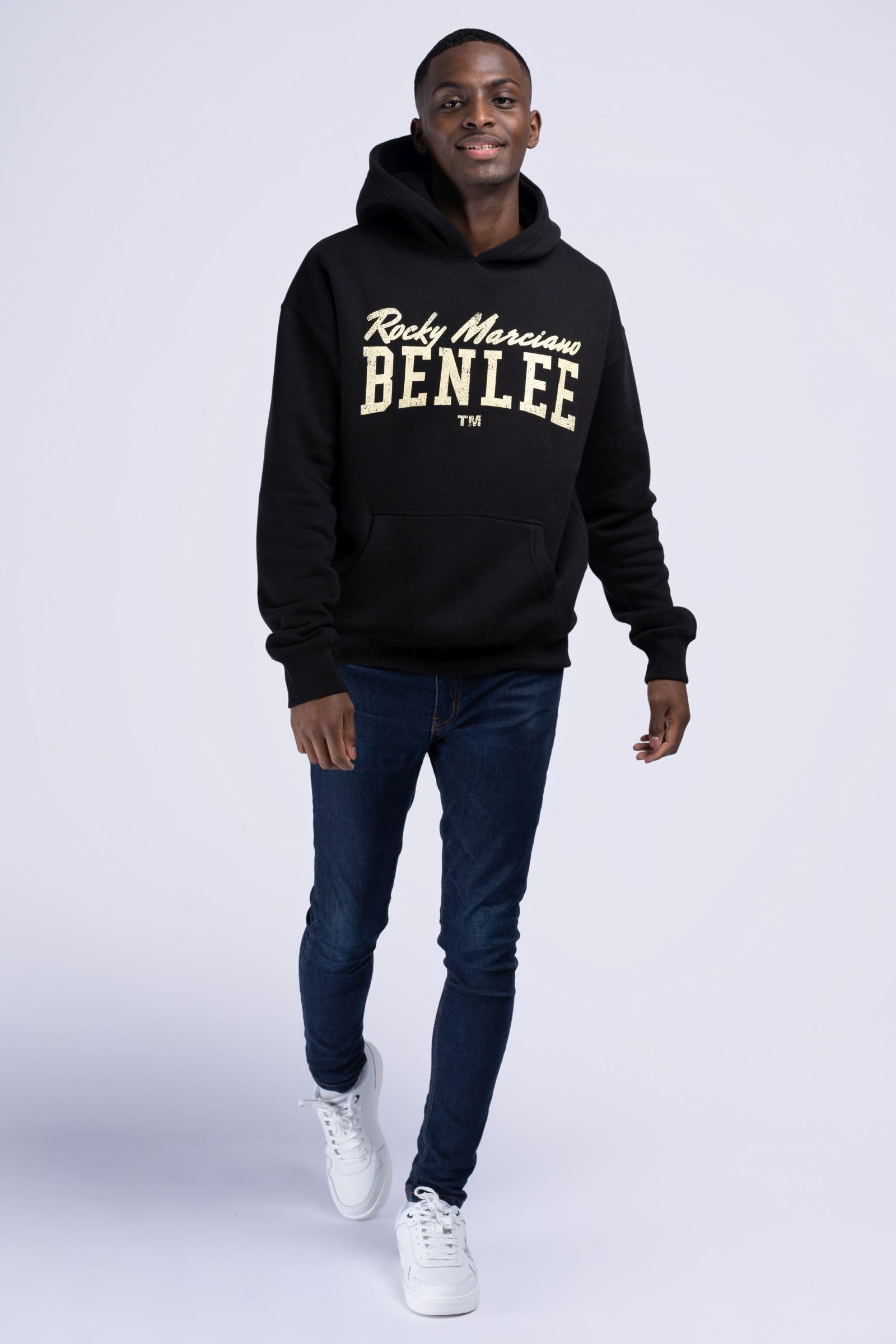 BENLEE Felpa con Cappuccio da Uomo Oversize Lemmy