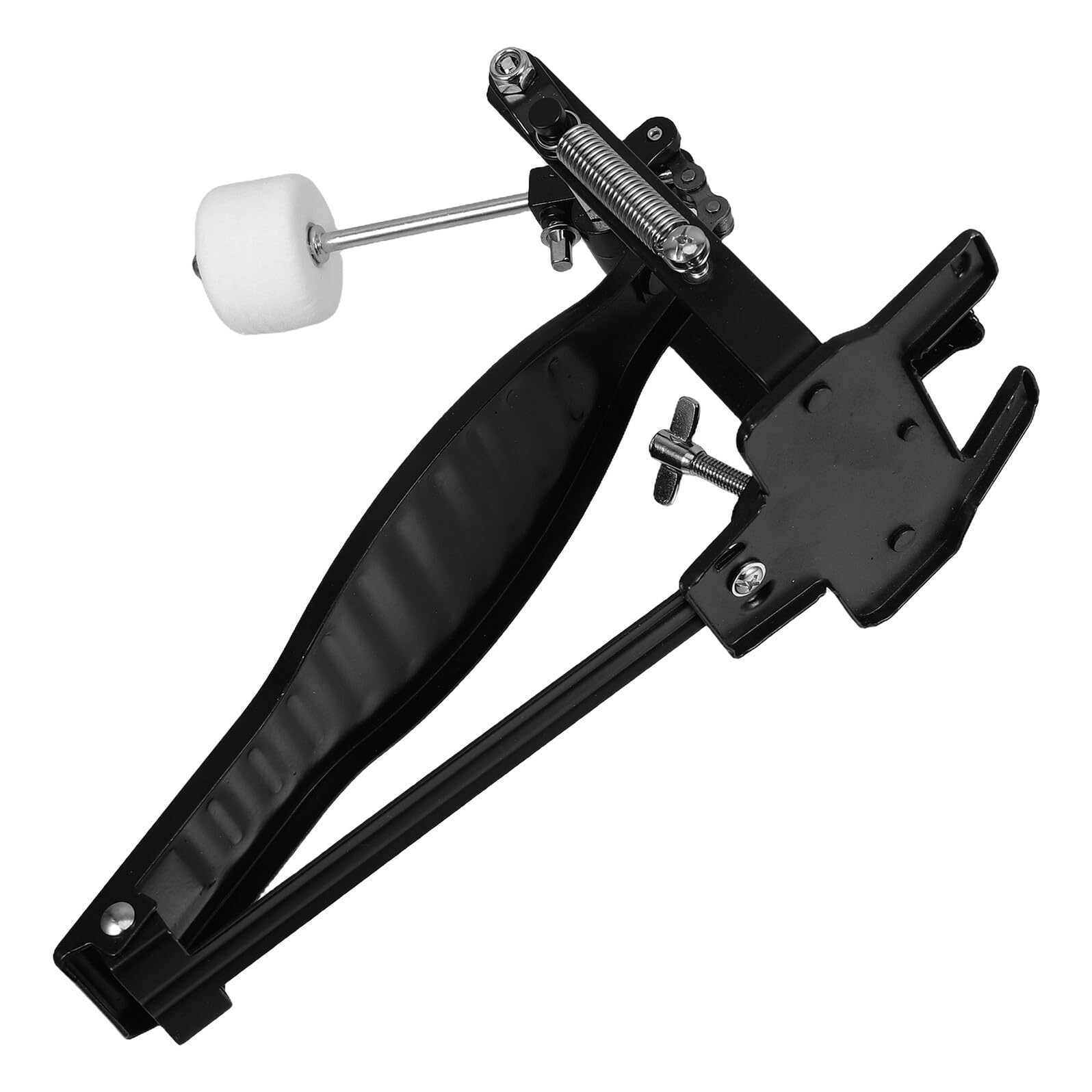 Mikinona Pédale de Grosse Caisse Alliage Aluminium Léger Accessoire et Compatible avec Plusieurs Kits de Batterie Facile à Remplacer et Utiliser