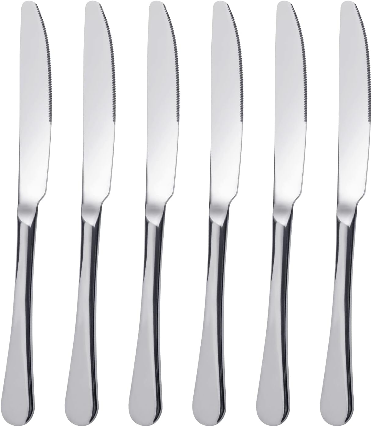 Viners Select 6 Piece 18/0 Silver Stainless Steel Steak Knives Amazon