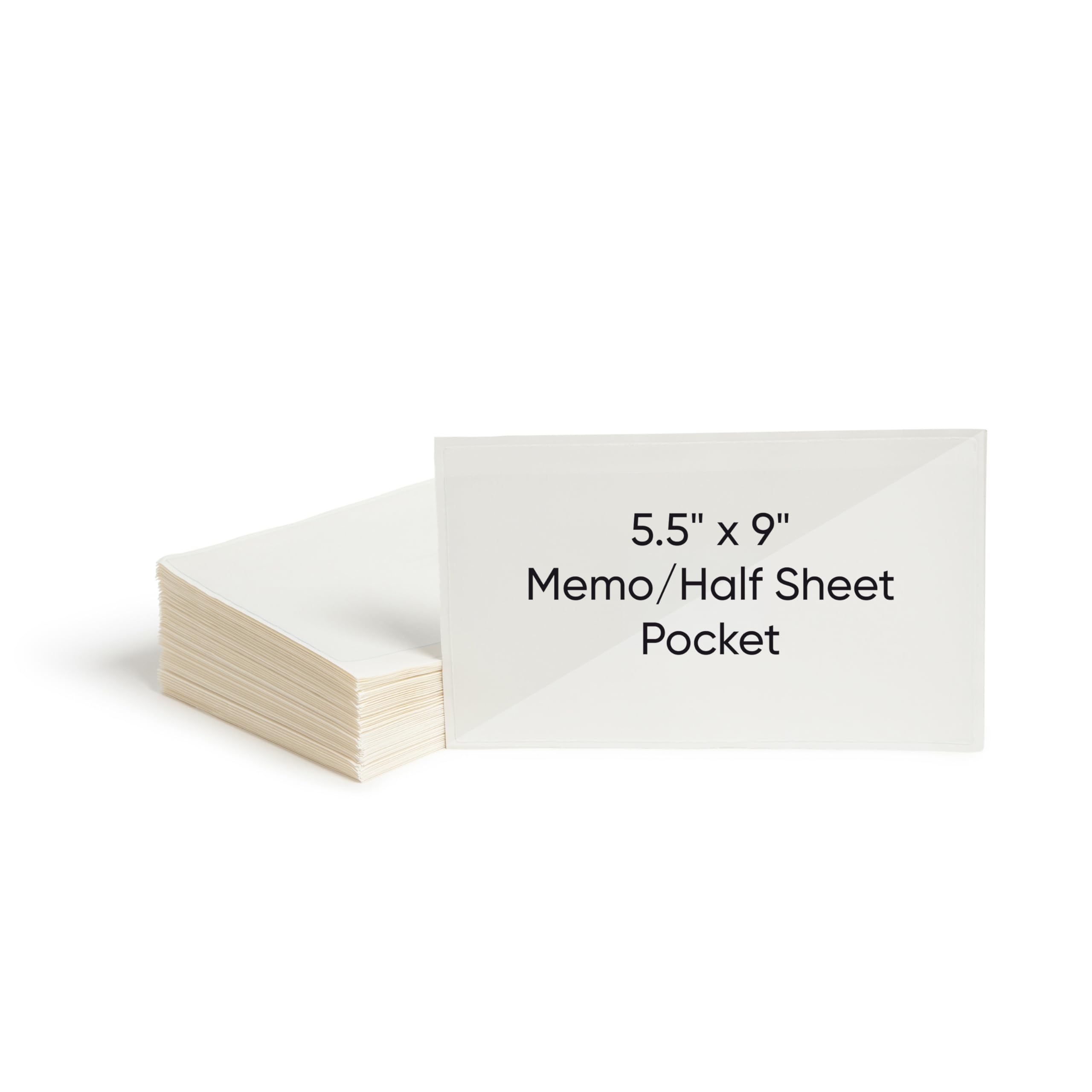 Amazon.com : Smead Self-Adhesive Poly Pocket, Document Size