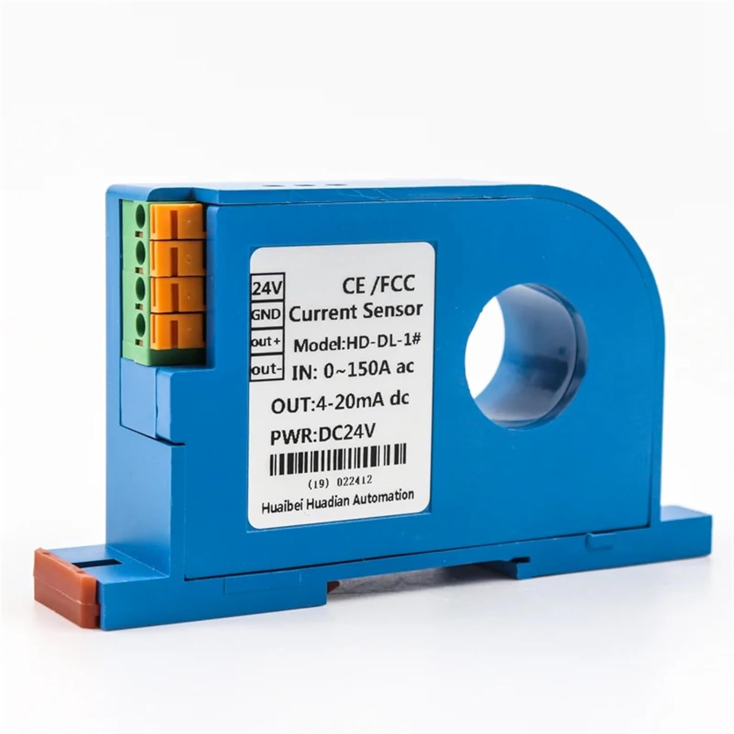 Small Effect Current Transducer, 200a Current Transducer, Current Transmitter for DC and AC Current(AC Current Input,INPUT 0-100A_12-28VDC POWER_OUTPUT 0-5VDC)
