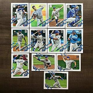 2021 Topps Series 1 Baseball Kansas City Royals Base MLB Hand Collated Team Set in Near Mint to Mint Condition of 12 Card...