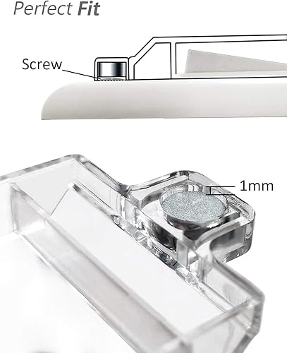 Miniatura 3 de Cubiertas magnéticas para interruptores, interruptor de luz ILIVABLE y cubierta de toma de corriente para interruptores planos modernos, no a prueba