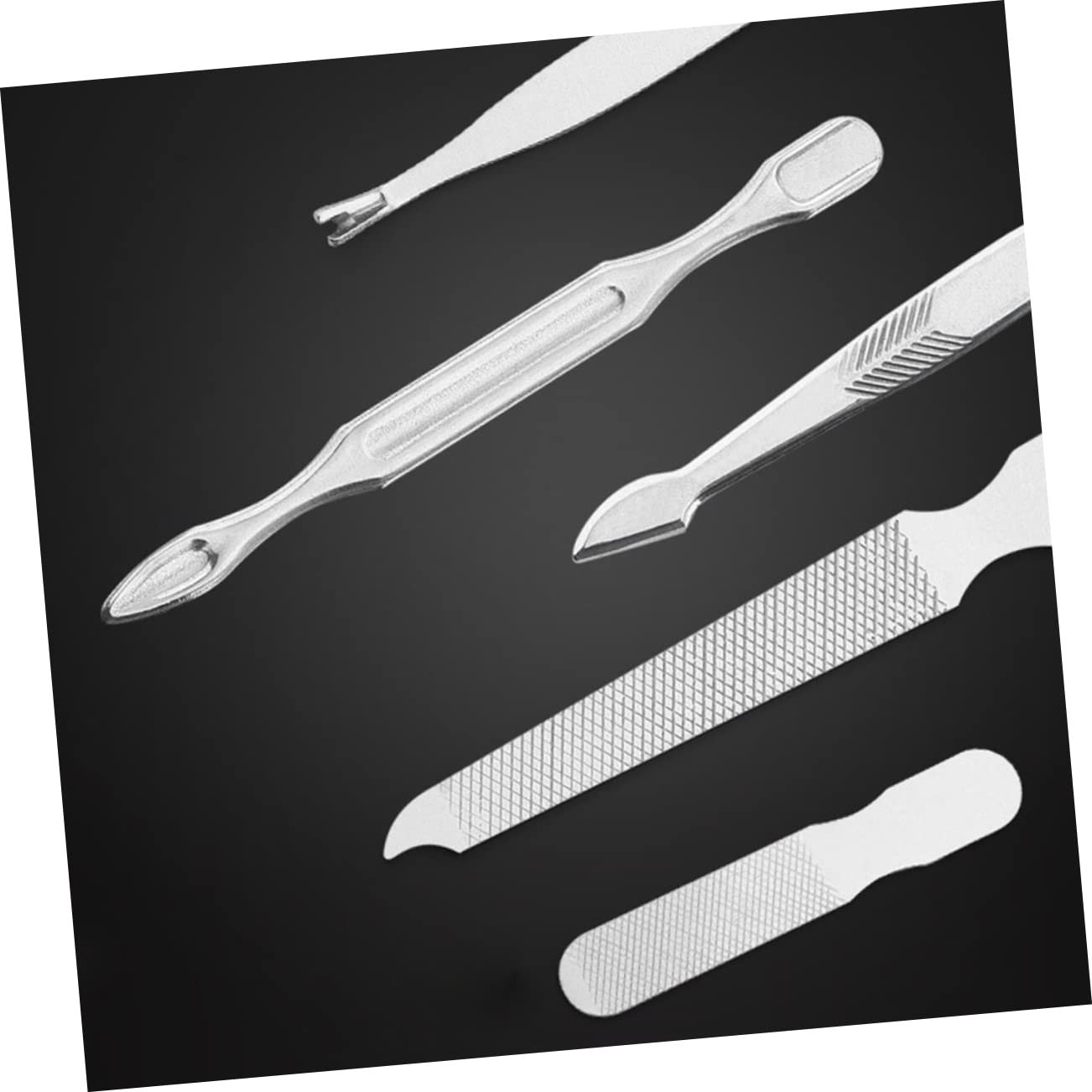 Healvian 21pezzi Kit Tagliaunghie in Set per Manicure Tagliaunghie per Unghie Strumenti Professionali in Acciaio Inox per Tagliare e Modellare le Unghiper Manicure e Pedicure