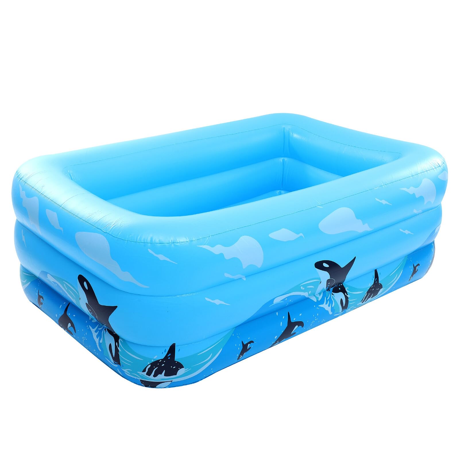 Piscina Hinchable Infantil de PVC Azul para Niños, Celebracion Verano