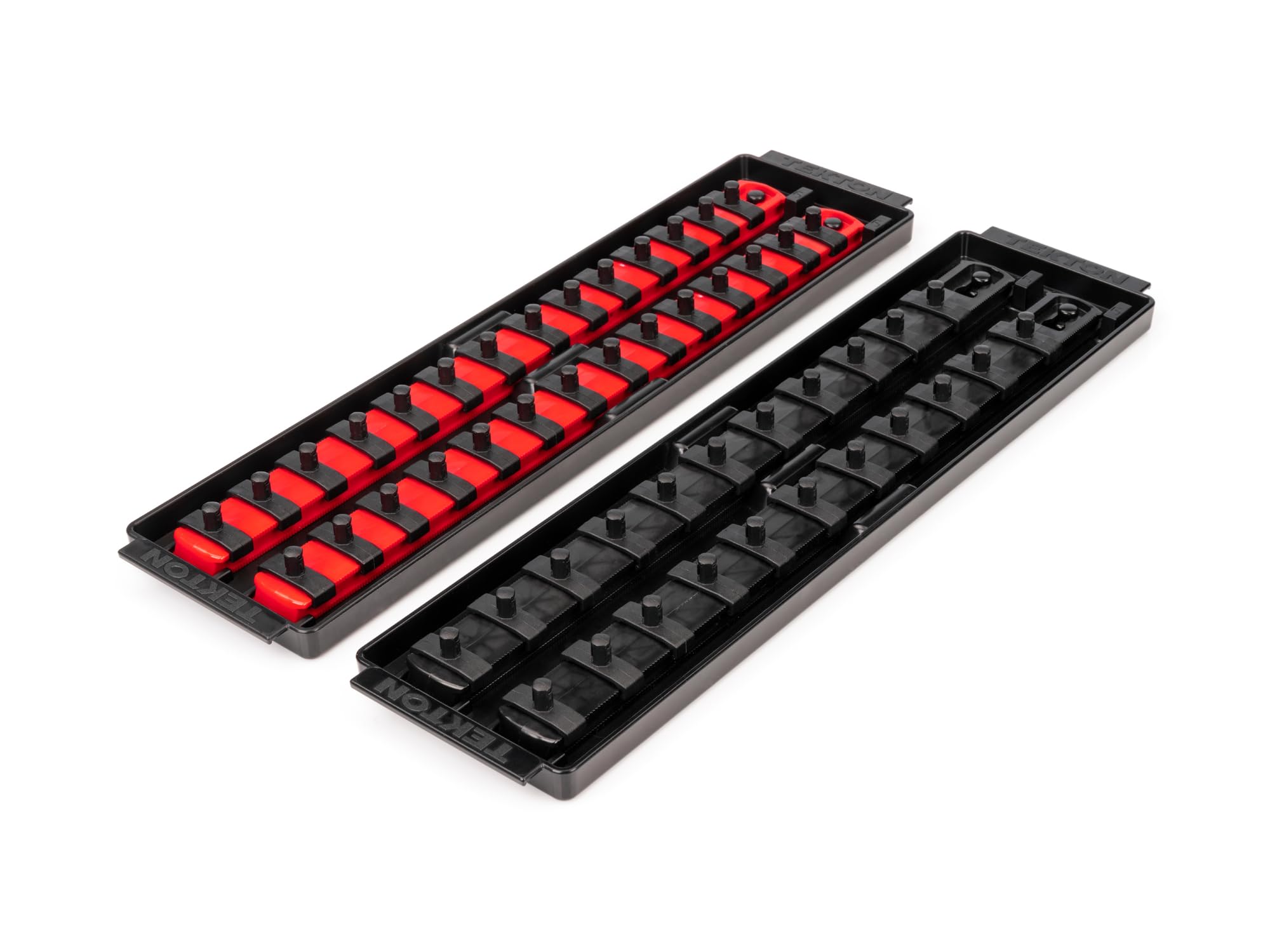 TEKTON 1/4 Inch Drive Socket Rail and Tray Set (50-Tool) | OST90902 | Made in USA